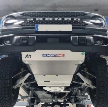 Protección frontal 8mm Ford Bronco Wildtrak Badlands 2023->